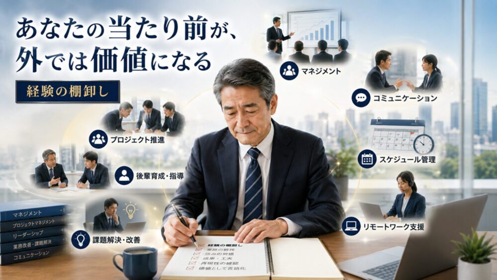 なぜ管理職・専門職の経験が業務委託で評価されるのか